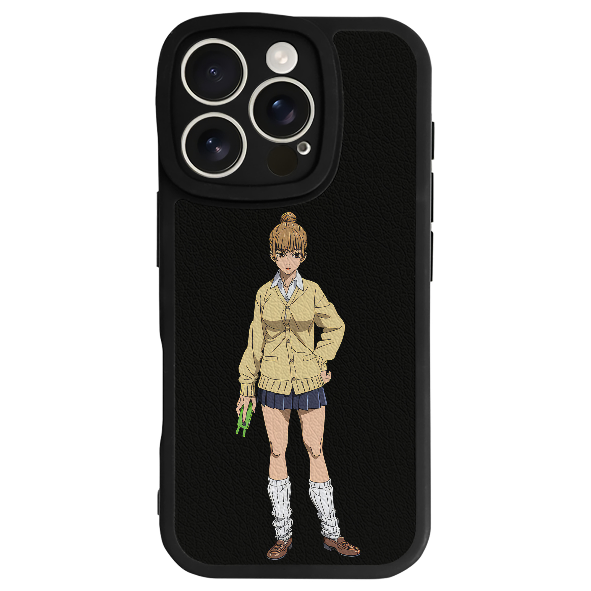 （画像用） 呪術廻戦 Jujutsu Kaisen 【iPhone 16シリーズ対応】シリコンスマホケース（レザー調） 材質：シリコン